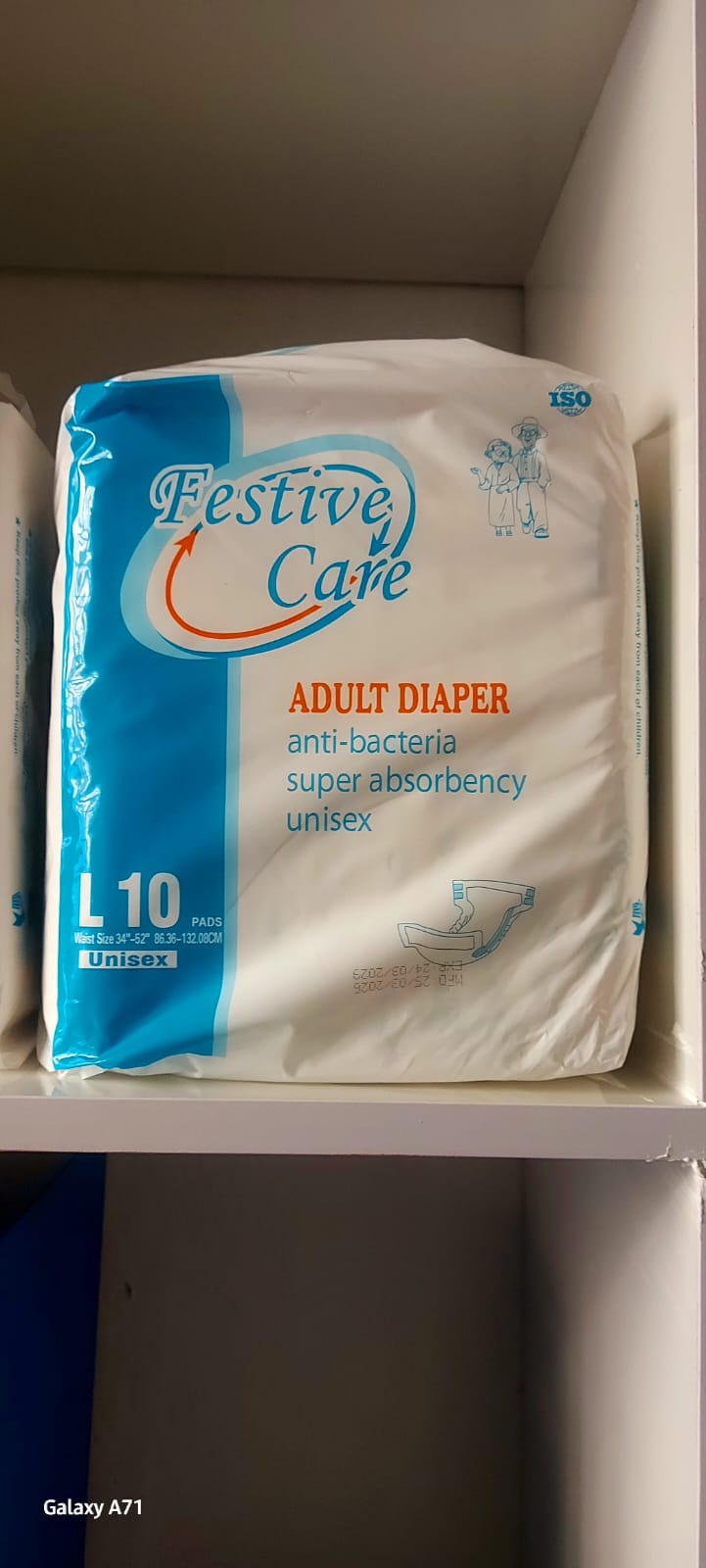 Adult Diapers, Large Size, Pack of 10