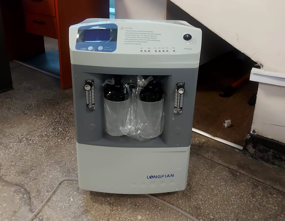 Longfian 10 Litre Double Bottle Oxygen Concentrator