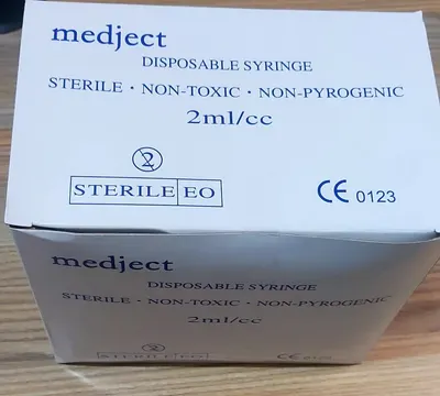 Syringes 2cc Without Needle, Pack of 100