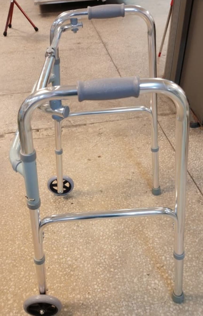 Walking Frame with Wheels, Lightweight Mobility Aid