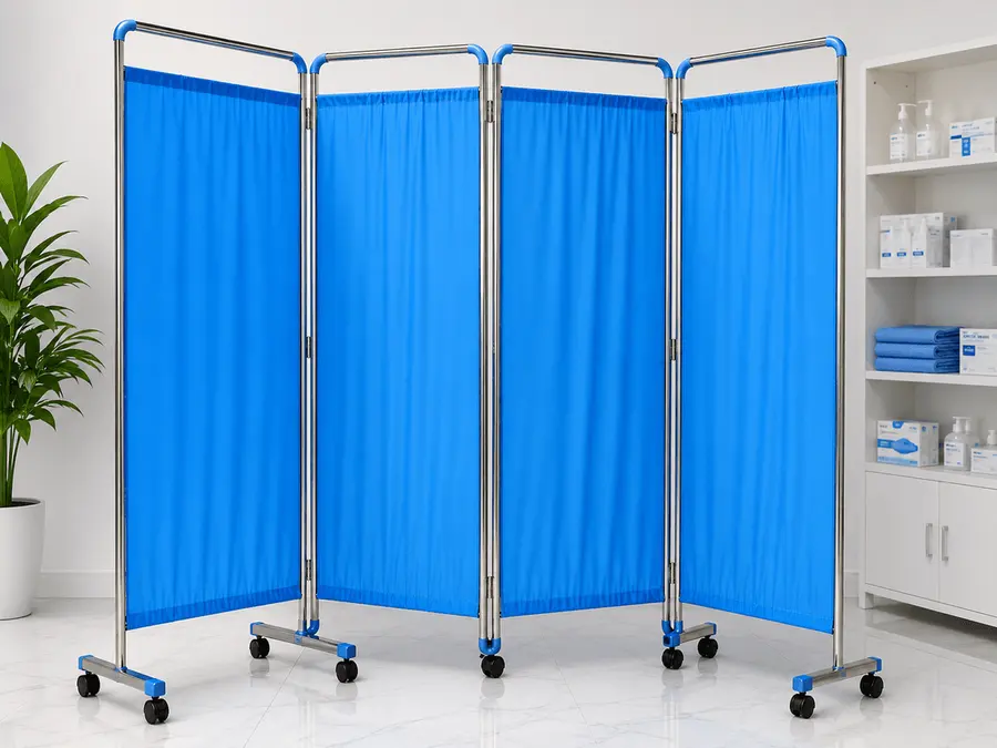 Equipment we supply, set up in a clinic room